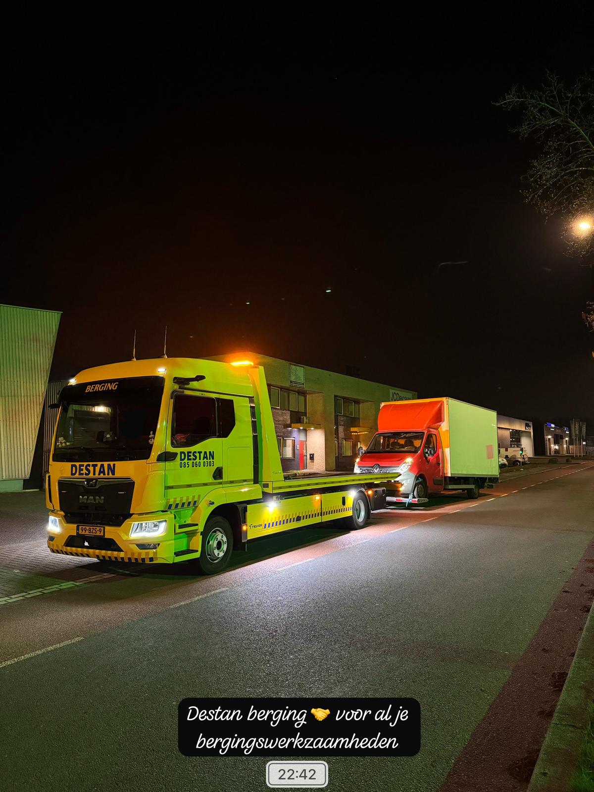 Sleepdienst in Zandvoort